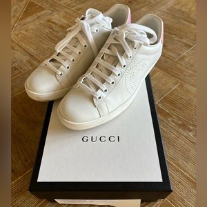 Gucci Rose/White Ace Sneakers